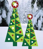 Christmas yard art plans - holiday trees